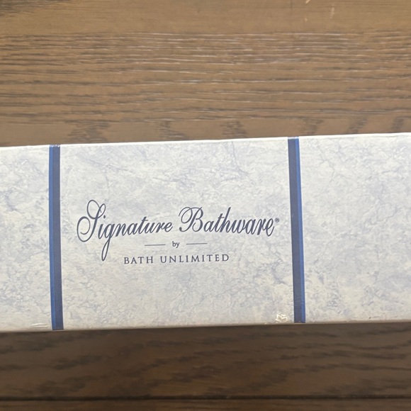 Gold and Silver Bath Accessory